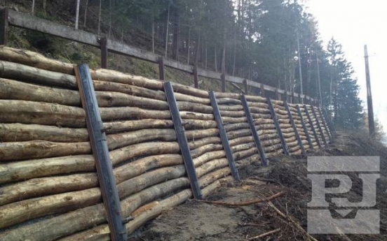 Holz-Anker-Wand