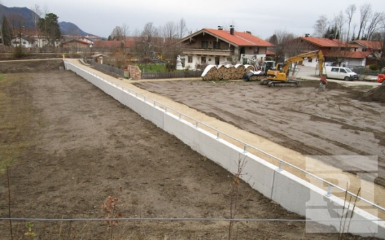 Dicht-Wand-aus-Beton