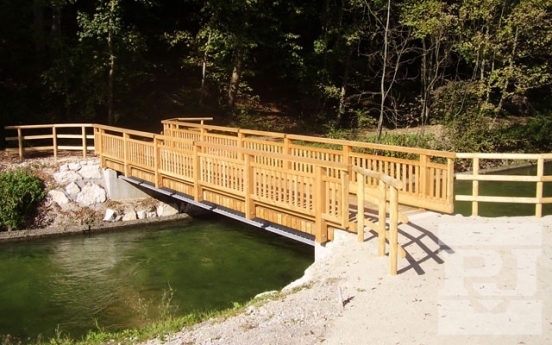 Stahl-Holzbrücke